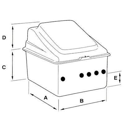 Dimensión caseta 00619